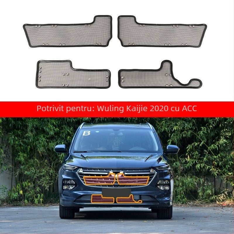 Plasă anti-insecte pentru grila radiatorului și protecție pentru condensator, pentru seria Wuling Baojun