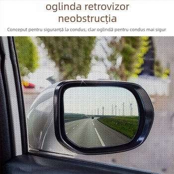 Plasă de țânțari pentru geamul lateral al mașinii – plasă anti-insecte pentru geamuri universale, parasolar, stil minimalist, personalizabil