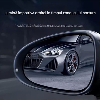 Film pentru oglinda retrovizoare auto - material PET, adeziv puternic, impermeabil la apă, model 7