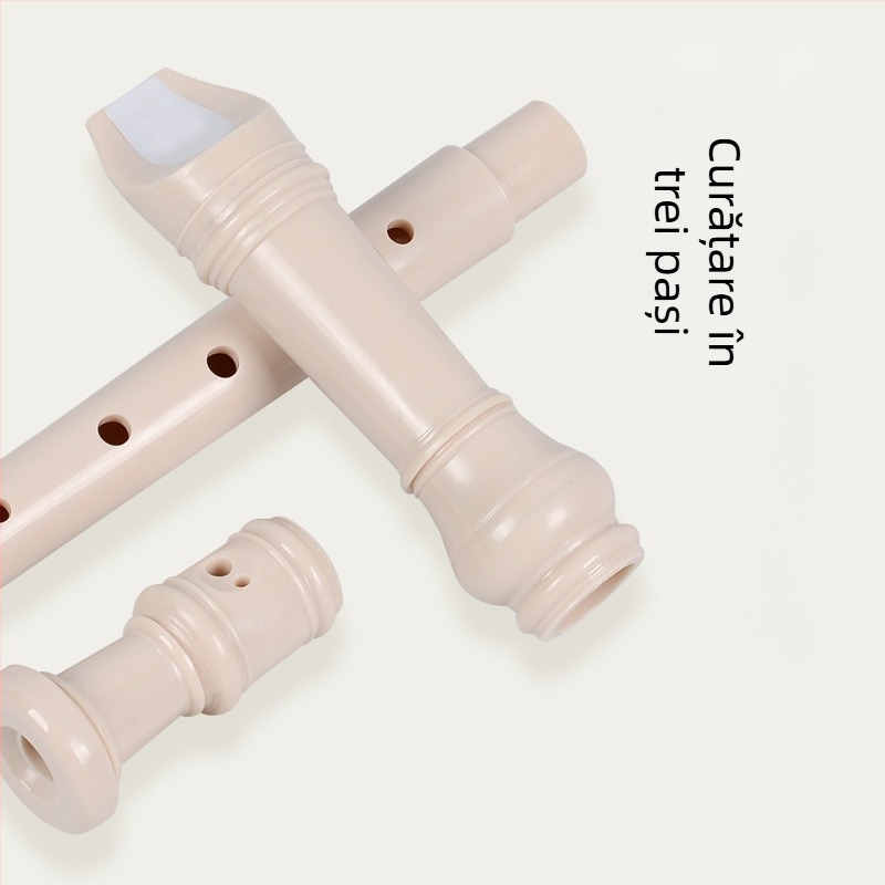 Swan recorder cu stil german, 8 orificii și 6 orificii, pentru copii și începători, gamă în registru înalt, cu geantă