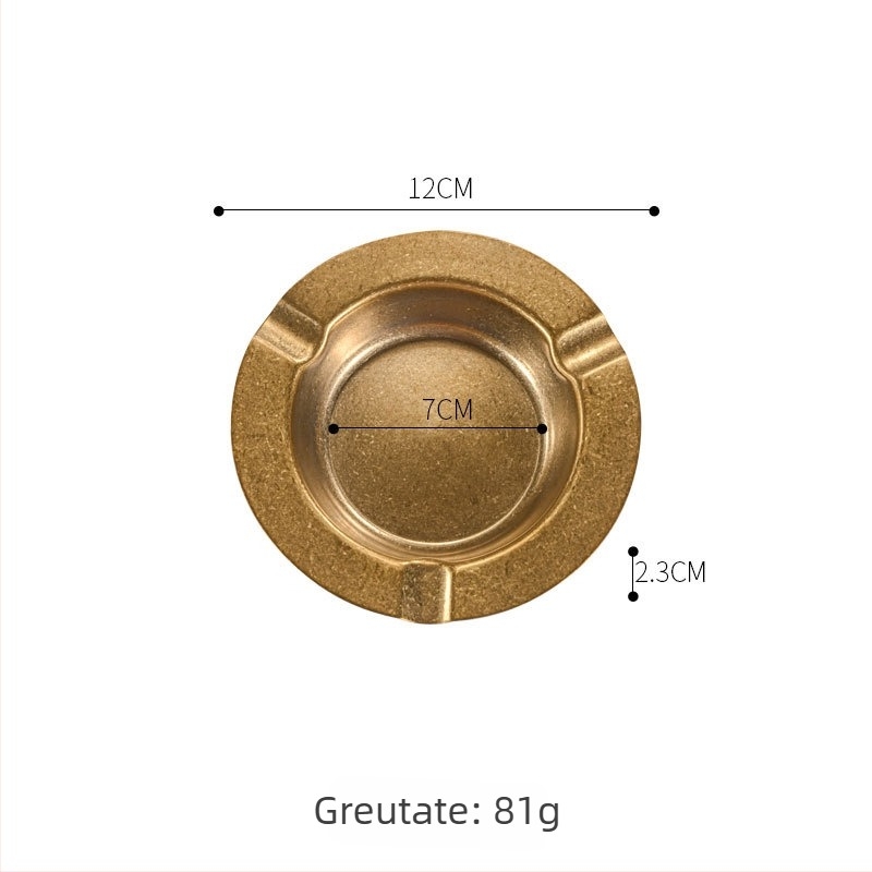 Scrumiere din oțel inoxidabil, stil retro, design special, potrivit pentru exterior, imprimare a logo-ului disponibilă.