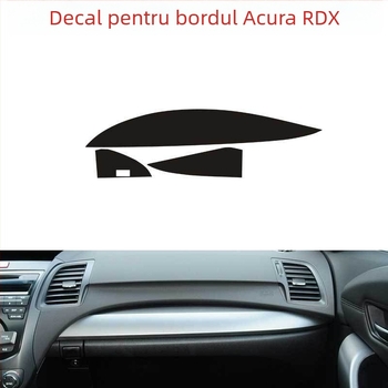 Sticker pentru hub-ul roții - Oțel inoxidabil, Model desen animat, Personalizabil, Montaj cu ventuză, Acura RDX