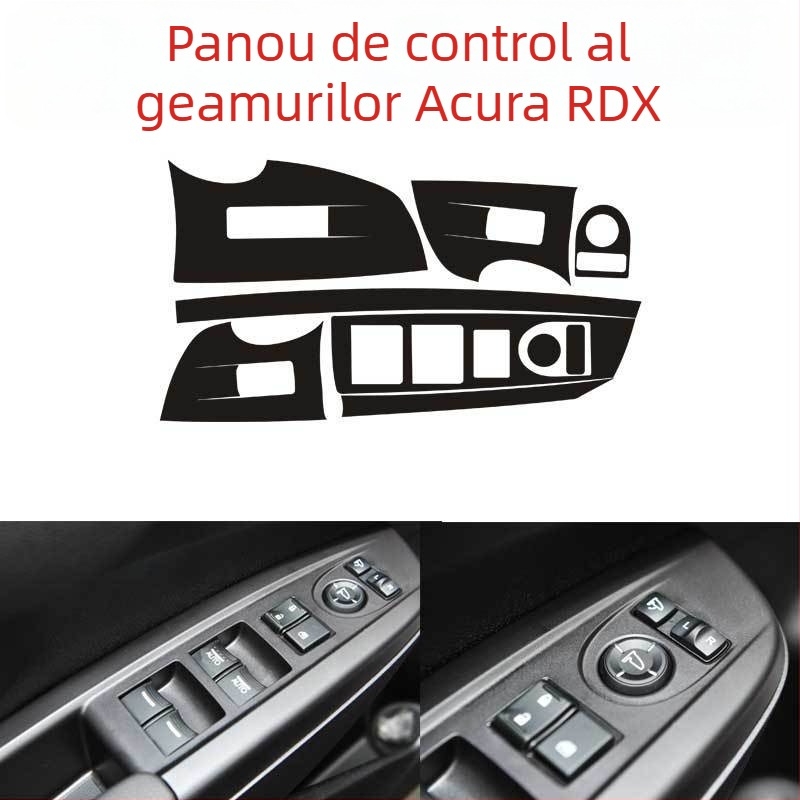 Sticker pentru hub-ul roții - Oțel inoxidabil, Model desen animat, Personalizabil, Montaj cu ventuză, Acura RDX