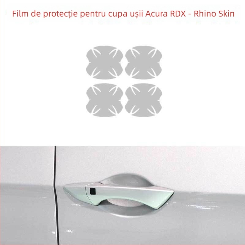 Sticker pentru hub-ul roții - Oțel inoxidabil, Model desen animat, Personalizabil, Montaj cu ventuză, Acura RDX