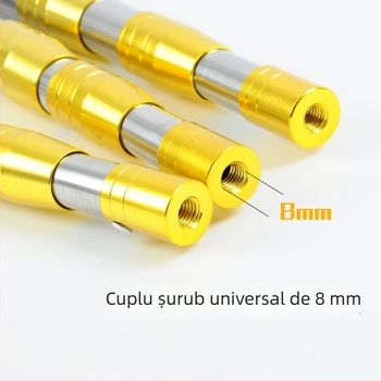 Plasă de pescuit din oțel inoxidabil cu cap telescopic rabatabil și cupă pentru pește, design întărit