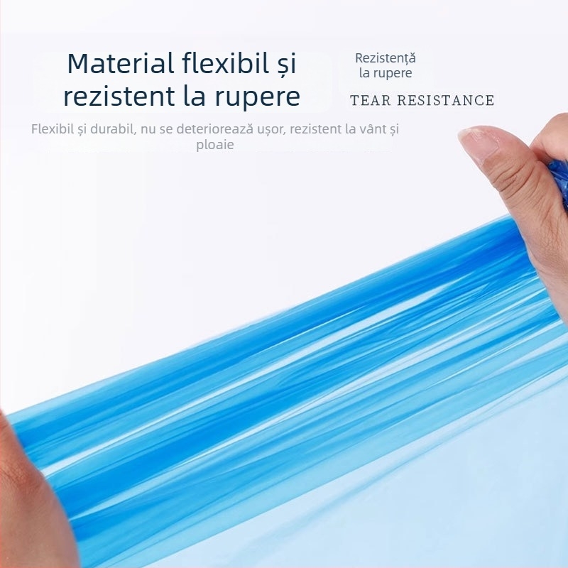 Pantaloni de ploaie de unică folosință pentru copii, acoperire completă a picioarelor, lungime extinsă, material PE, grosime normală