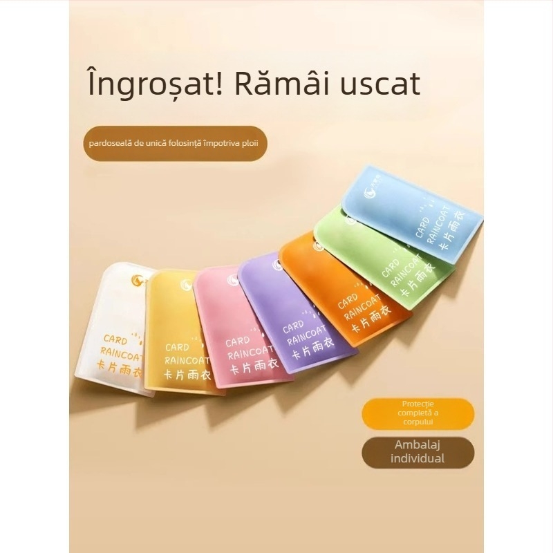 Pelerină de ploaie de unică folosință pentru copii și adulți, poncho de drumeție, material PE gros