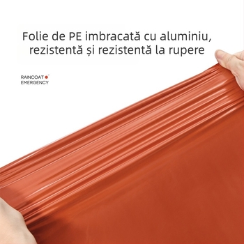 Pelerină de ploaie pentru drumeții, stil poncho, grosime normală, țesătură 0,026–0,03 mm, strat impermeabil PE, pentru adulți