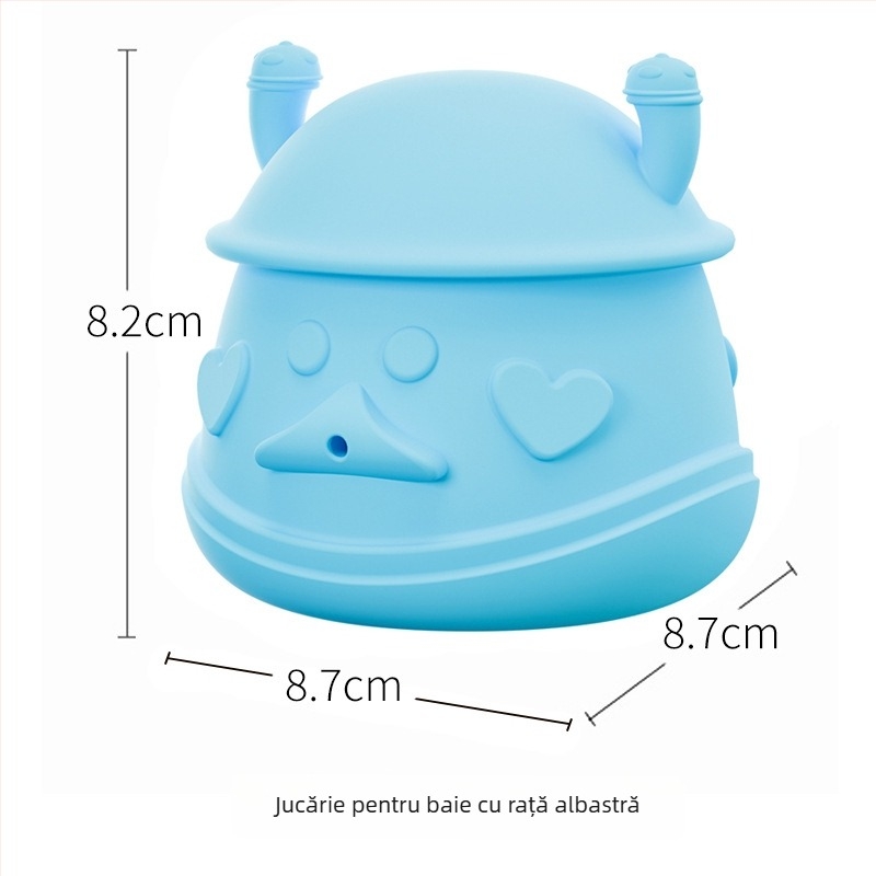 Set de jucării de baie din silicon, masticabile, pentru bebeluți și copii mici – jocuri cu apă pentru dezvoltarea coordonării mână-ochi