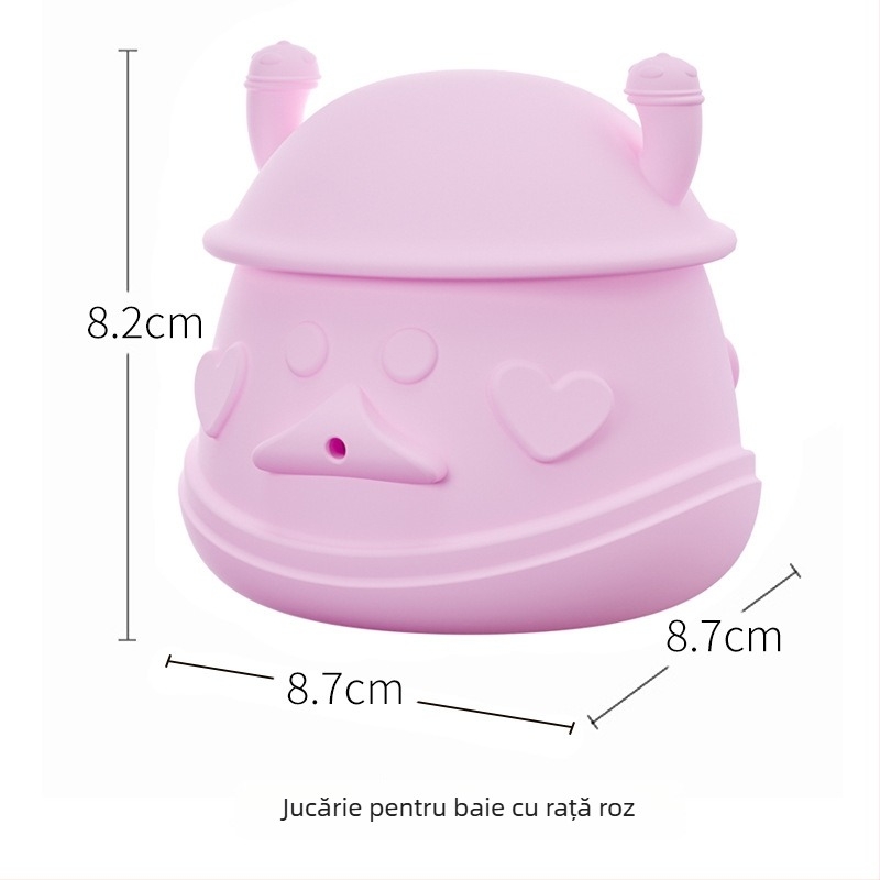 Set de jucării de baie din silicon, masticabile, pentru bebeluți și copii mici – jocuri cu apă pentru dezvoltarea coordonării mână-ochi