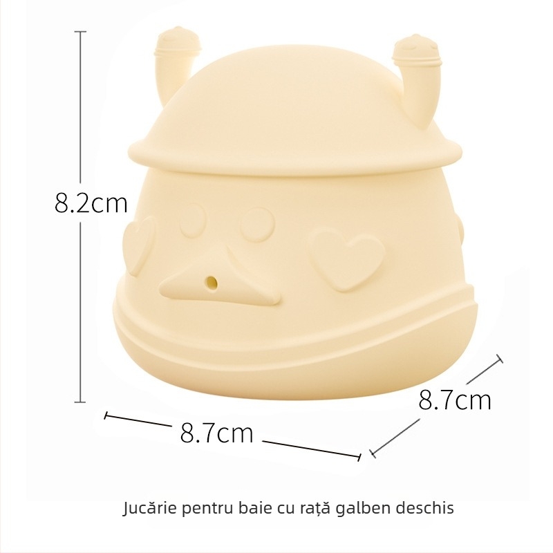 Set de jucării de baie din silicon, masticabile, pentru bebeluți și copii mici – jocuri cu apă pentru dezvoltarea coordonării mână-ochi