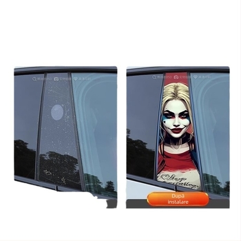 Sticker pentru caroserie auto – Material: autocolant, Personalizabil, Model: animație/altceva, Montare: adeziv