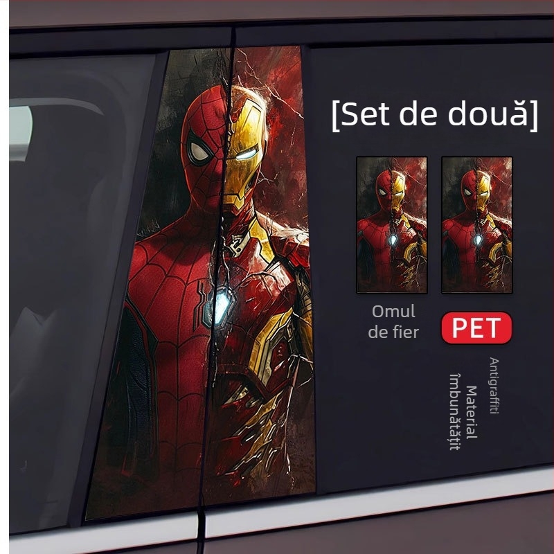 Sticker pentru caroserie auto – Material: autocolant, Personalizabil, Model: animație/altceva, Montare: adeziv