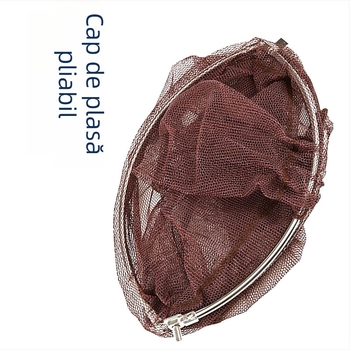 Cap de plasă din oțel inoxidabil pliabil, plasă lipită anti-încurcare, capacitate de încărcare 7,5 kg, adâncime 35 cm