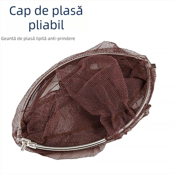 Cap de plasă din oțel inoxidabil pliabil, plasă lipită anti-încurcare, capacitate de încărcare 7,5 kg, adâncime 35 cm