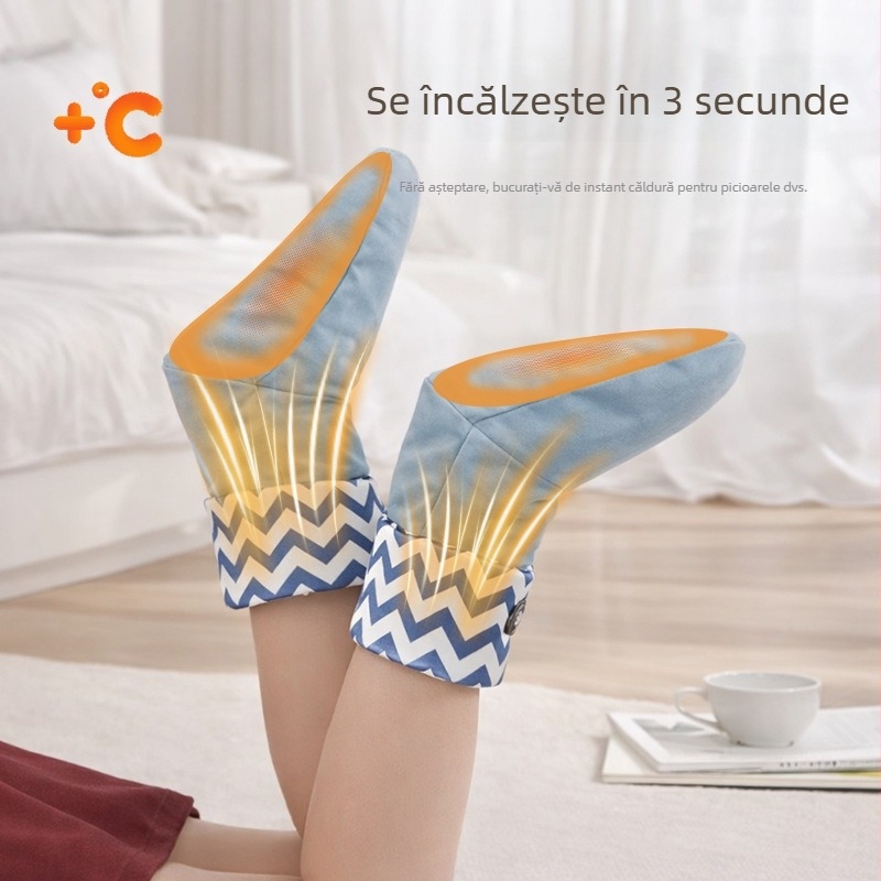 Șosete încălzite electrice USB, purtabile, 5V, 10W