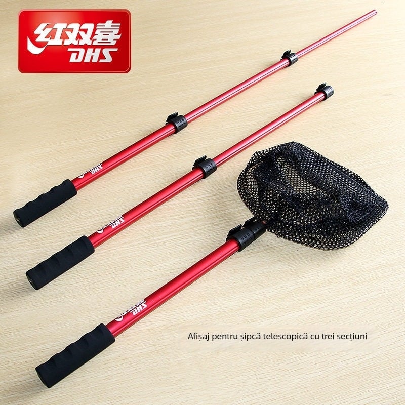 DHS Adunător de mingi pentru tenis de masă cu tijă retractabilă, BP01, 1000 g