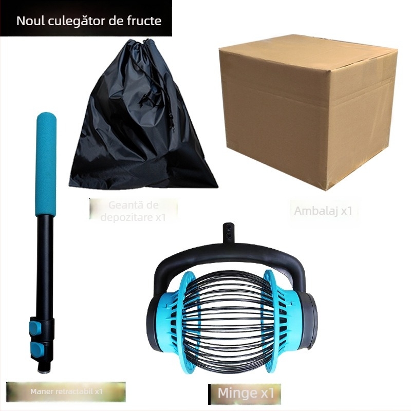 Ridicător de mingi pentru tenis de masă, lungime telescopic reglabilă, construcție din oțel, 1 kg, Feng Yida