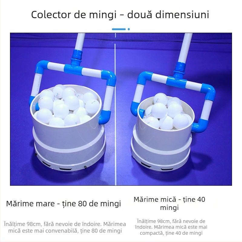 Rintifia Adunător de mingi pentru tenis de masă — 700 g, Material 21561418344, Potrivit pentru tenis de masă și badminton