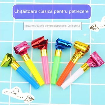 Fluier de dragon - Jucărie din plastic, realizată manual, Brand Wanjin, Cod 68542