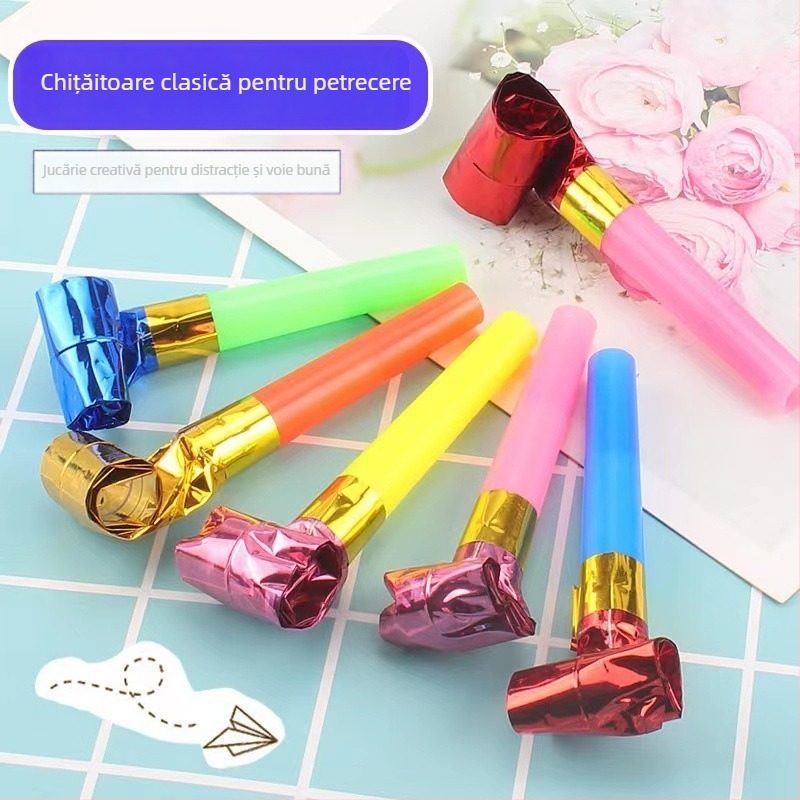 Fluier de dragon - Jucărie din plastic, realizată manual, Brand Wanjin, Cod 68542