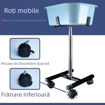 KOKUTAKU Mașină de adunat mingi pentru tenis de masă – portabilă, bazin detașabil pentru mingi, capacitate 200–300 mingi, greutate 3 kg