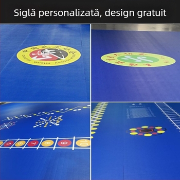 Covoraș Taekwondo, suprafață XPE fără cusături, absorbție de șocuri pentru arte marțiale