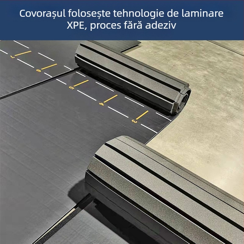 Covoraș Taekwondo, suprafață XPE fără cusături, absorbție de șocuri pentru arte marțiale