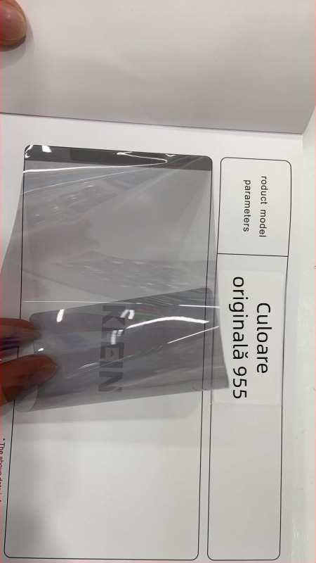 Folie auto pentru geamuri cu strat ceramic nano-inorganic, izolație înaltă 99%, protecție UV 99%, transmisie 5-80%, rezistentă la explozie