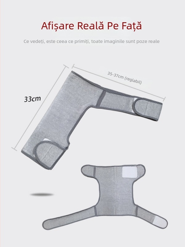 Protecție pentru umăr din neopren, reglabilă, pentru adulți; potrivită pentru baschet, haltere, fotbal, tenis, box și alte sporturi.