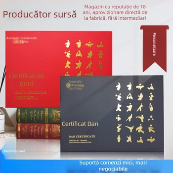 Carcasă protectoare pentru card de certificat, Brand Youzhe, Hârtie, Model dz193, A4