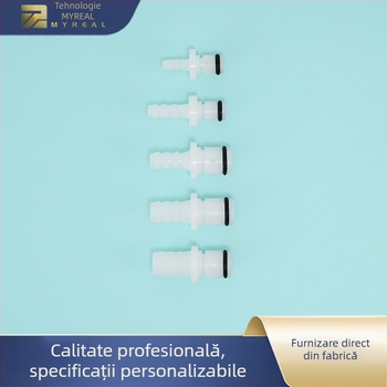 MJ conector CPC de tip plug rapid, cu supapă de control, material POM, garnitură EPDM, pentru dispozitive de înfrumusețare