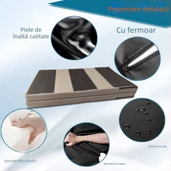 Covor de fitness pentru perete – pliabil, gros pentru exerciții de abdomene, protecție a peretelui, Pearl Cotton