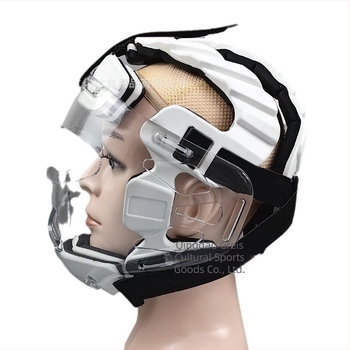 Grace Protecție cap Karate și Taekwondo pentru adulți — placă CR formată prin proces de infiltrație cu bule, protecție pentru cap pentru antrenament