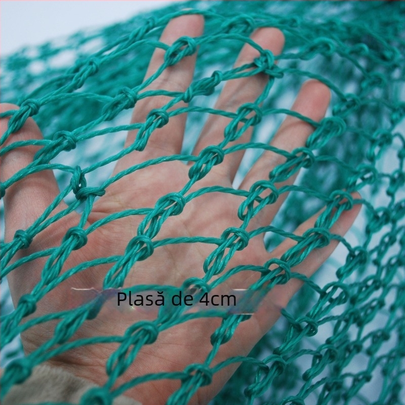 Nadă de pescuit cu 36 fire, cap pliabil, construcție din fir lipit, plasă de pescuit