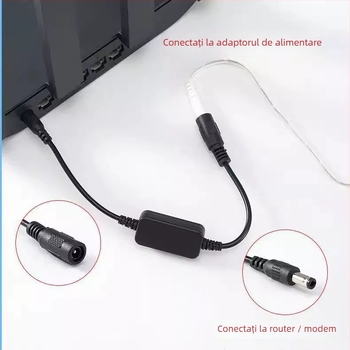 Dispozitiv de repornire automată WiFi pentru router, cronometru de 24 de ore, model Qwy-018 (Model Qwy-018; lansat în 2023; compatibil cu liniile de restart ale routerelor)