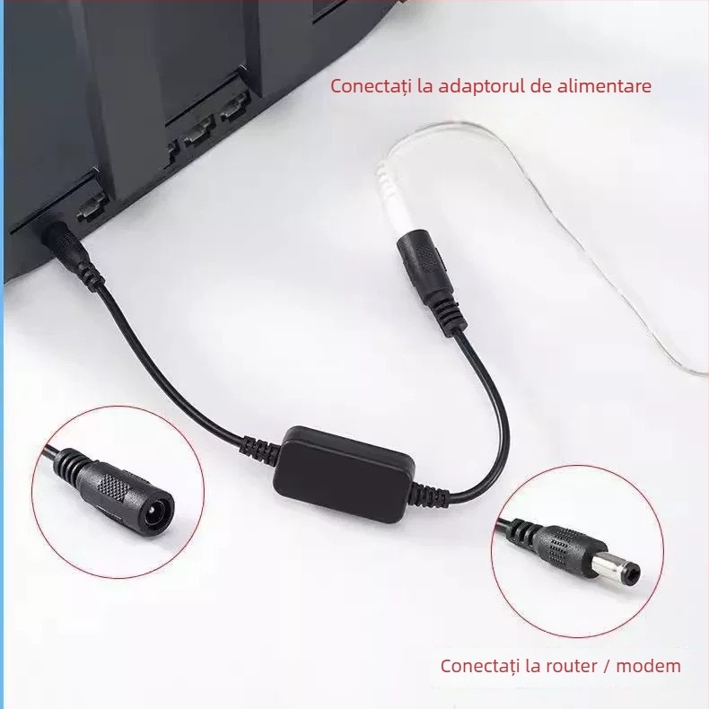 Dispozitiv de repornire automată WiFi pentru router, cronometru de 24 de ore, model Qwy-018 (Model Qwy-018; lansat în 2023; compatibil cu liniile de restart ale routerelor)