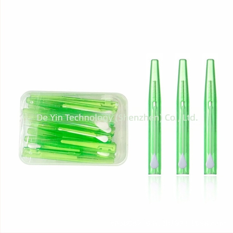 Perie interdentală pentru aparatele ortodontice, design push-pull drept, 30 buc./cutie, model 52012