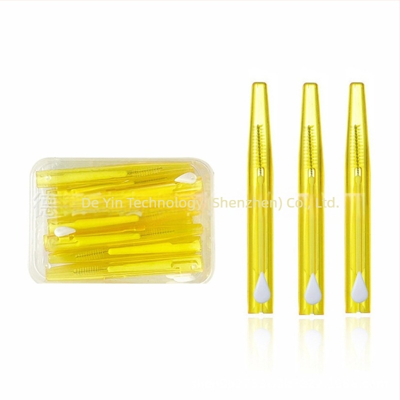 Perie interdentală pentru aparatele ortodontice, design push-pull drept, 30 buc./cutie, model 52012