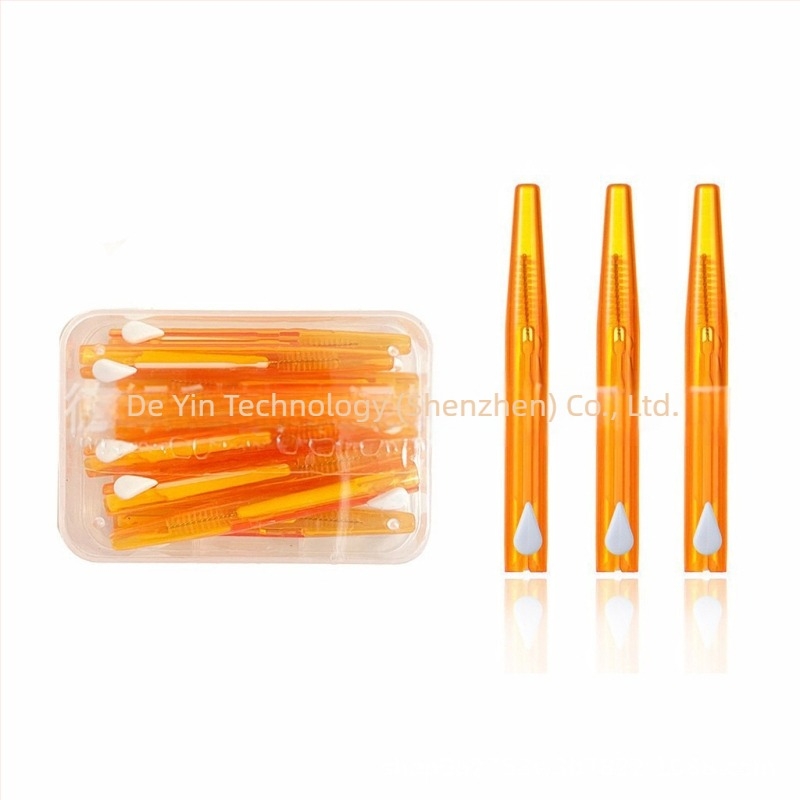 Perie interdentală pentru aparatele ortodontice, design push-pull drept, 30 buc./cutie, model 52012