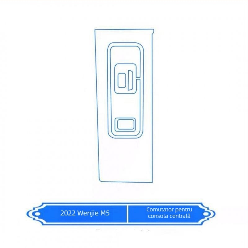 Film TPU pentru protecția interiorului pentru ecranul central de control și navigație Wenjie M5 (24 modele)