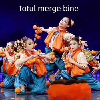 Lolita Set Costum de Dans pentru Fete — Amestec Bumbac-Poliester, 70–80% Bumbac, Costum de scenă, Pentru fete sub 17 ani, Cu etichetă de agățat
