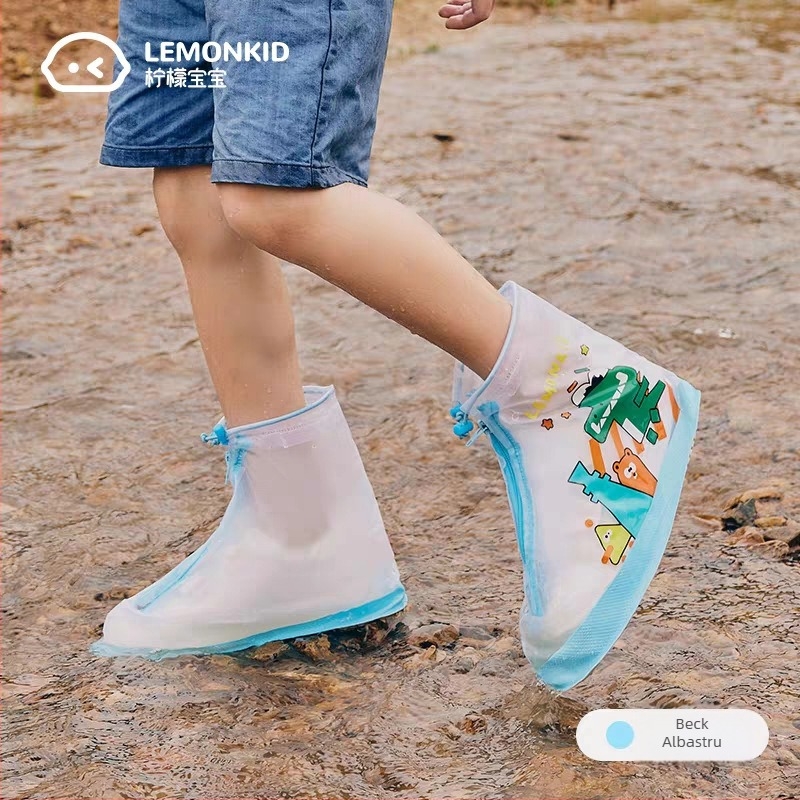 Huse pentru cizme de ploaie pentru copii, impermeabile, antiderapante, rezistente la uzură, unisex (Brand: Lemon Baby; Material: Polyester; Origine: Jiaxing; Nr. articol LK2231023)