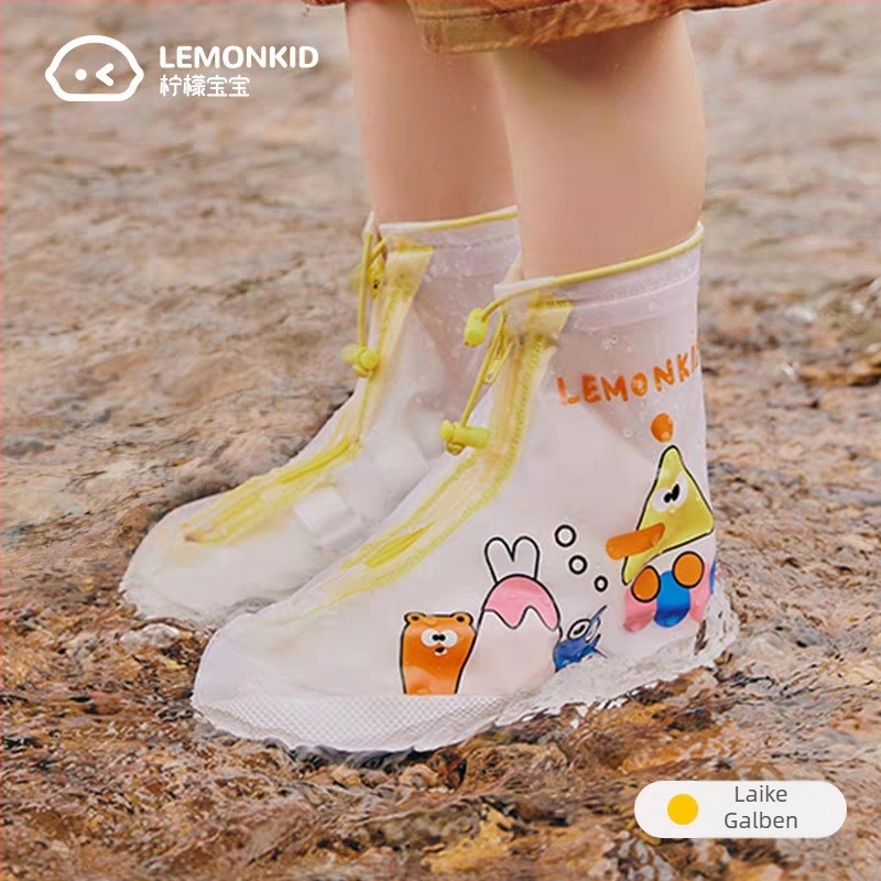 Huse pentru cizme de ploaie pentru copii, impermeabile, antiderapante, rezistente la uzură, unisex (Brand: Lemon Baby; Material: Polyester; Origine: Jiaxing; Nr. articol LK2231023)