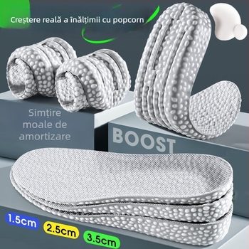 Talpă de creștere a înălțimii - textil, complet căptușite, invizibile, respirabile