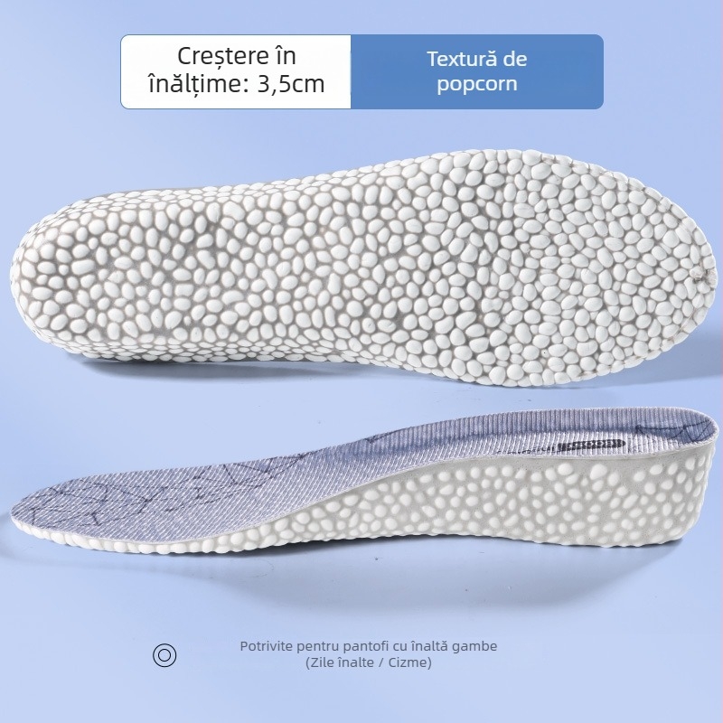 Talpă de creștere a înălțimii - textil, complet căptușite, invizibile, respirabile