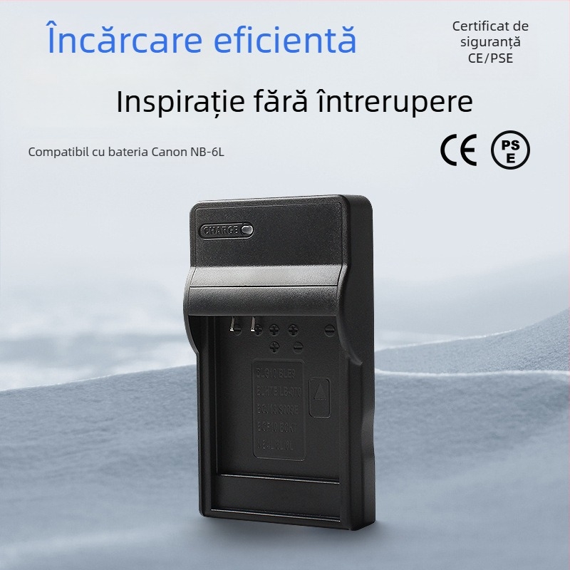 Încărcător USB NB-6L pentru bateriile Canon IXUS (modele 310, 300HS, 210, 95IS, 85, SX240)