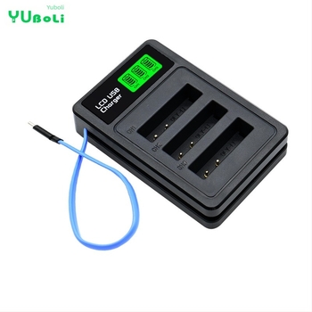 Încărcător de birou LI-90B DB-110 – încărcător universal cu 3 sloturi pentru bateriile Olympus, interfață Type-C