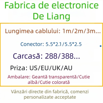 Încărcător pentru baterii Li-ion 12.6V/1A, 8.4V/1A, 4.2V/1A; intrare 100–250V