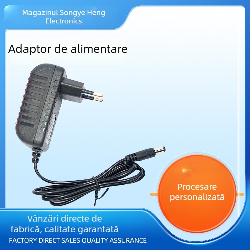 Încărcător pentru mașinuțe electrice pentru copii, 12V DC, 1A, pentru baterie cu plumb-acid, intrare 100-240V AC